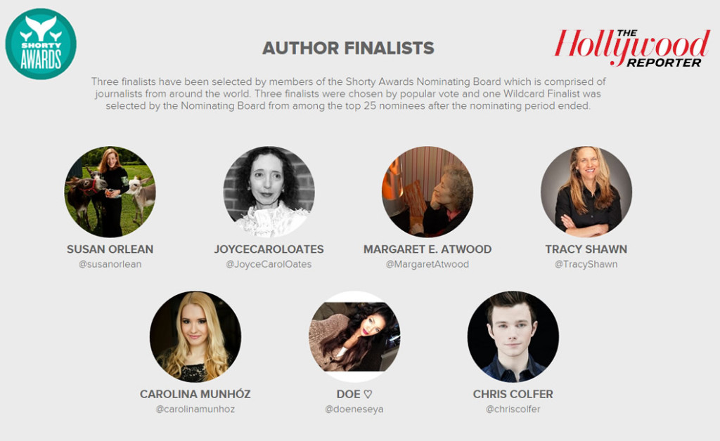 shorty awrds finalist